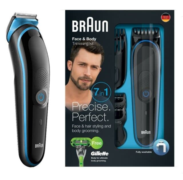 braun face and body trimmer