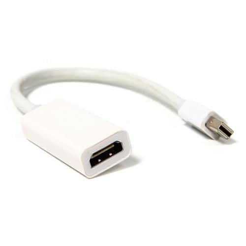 Mini Display Port to HDMI Adapter Thunderbolt DP Cable for MacBook Pro